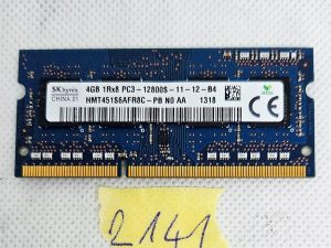 SKhynix 4GB 1Rx8 PC3L-12800S RAM memorija prijenosnog računala HMT451S6AFR8A-PB - Nadogradnja visokih performansi!