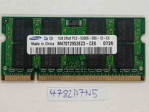 Samsung 1GB DDR2 PC2-5300S 667MHz memorija za prijenosno računalo Fujitsu Siemens Esprimo V5515