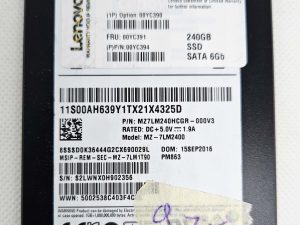 Samsung 240GB SATA SSD MZ-7LM2400 – 97% zdravlje – Dijelovi prijenosnog računala – Testirano