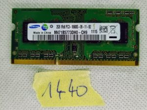 Samsung 2GB 2GB DDR3 M471B5773DH0-CH9 SODIMM PC3-10600 DDR memorijska traka