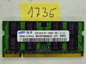 Samsung RAM 2GB - M470T5663QZ3-CF7 - DDR2 PC6400S 800MHZ iMac MacBook memorija