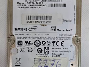 Tvrdi disk za prijenosno računalo Samsung SpinPoint M8 ST750LM022 750 GB 2,5" SATA II - pohrana velikog kapaciteta