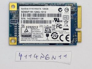 SanDisk X110 SD6SF1M-128G-1022I 128GB mSATA SSD solid state disk 100% zdravlje