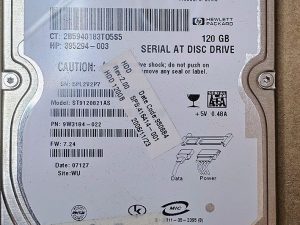 Seagate 9W3184-022 120GB 5.4K RPM SATA 2.5" tvrdi disk - korišten