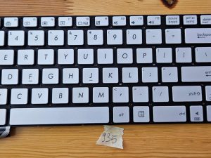 Srebrna Asus N752V N752VW N752VX N552VW N552VX tipkovnica s pozadinskim osvjetljenjem