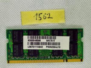 BULK 2 x MEMORIJA RAM Samsung M470T2953EZ3-CE6 1GB DDR2 667Mhz PC2-5300 SODIMM prijenosno računalo