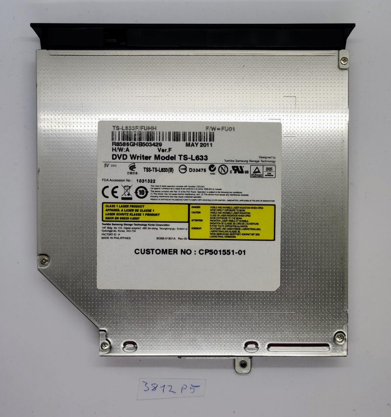 TS-L633F originalni Toshiba DVD pogon SATA optički pogon za prijenosno računalo
