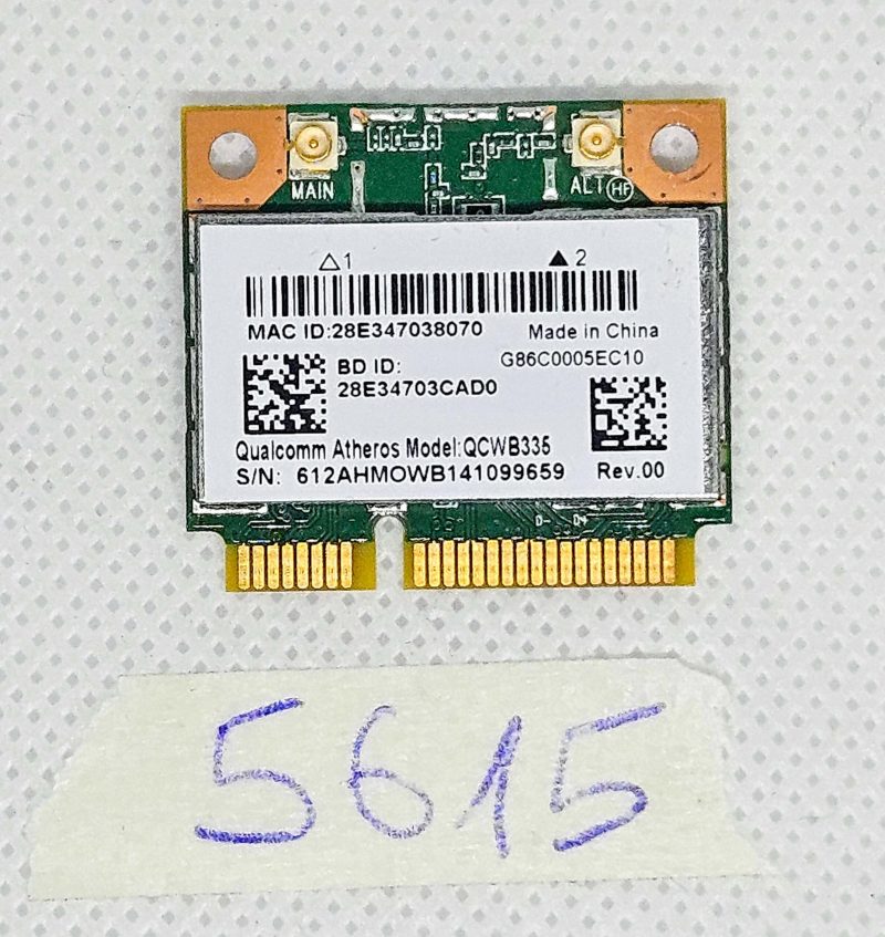 Toshiba Satellite C50D-A-133 Wi-Fi kartica QCWB335 – originalni dio prijenosnog računala