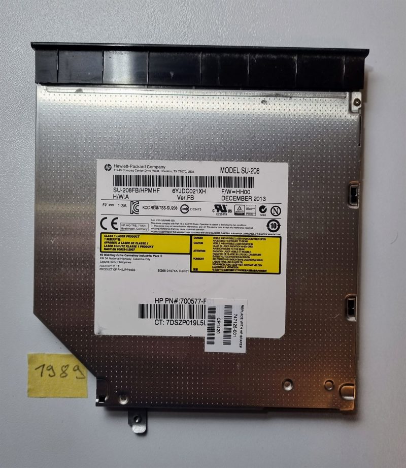 Toshiba Satellite PRO C50-A (C50-A-15H) SATA DVR SU-208 DVD snimač - originalan i pouzdan!