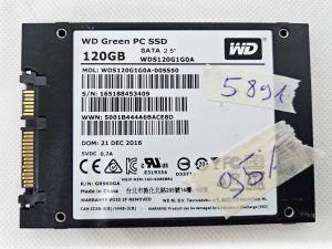 WD Green 120GB SSD WDS120G1G0A 2.5" SATA – 95% zdravlje – Dijelovi prijenosnih računala