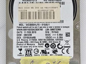 Tvrdi disk WD3000HLFS 300 GB VelociRaptor - 100% ispravan