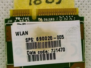 WLAN 802,11 BGN RL HMC 1x1 690020-005