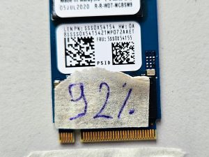 92% zdravlje Western Digital PC SN530 256 GB NVMe SSD – Dijelovi prijenosnog računala – Brza nadogradnja unutarnje pohrane