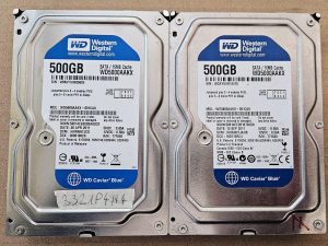 VELIKO 2 x Western Digital WD Blue WD5000AAKX 500 GB SATA III 3,5" tvrdi disk za stolno računalo