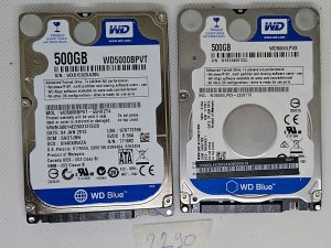 2 x Western Digital WD5000BPVT-24HXZT1 2,5" SATA 500 GB tvrdi disk za prijenosno računalo - pouzdano rješenje za pohranu!