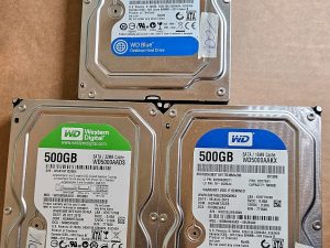 VELIKO 3 x 3,5" tvrdi disk Western Digital WD500AADS WD HDD