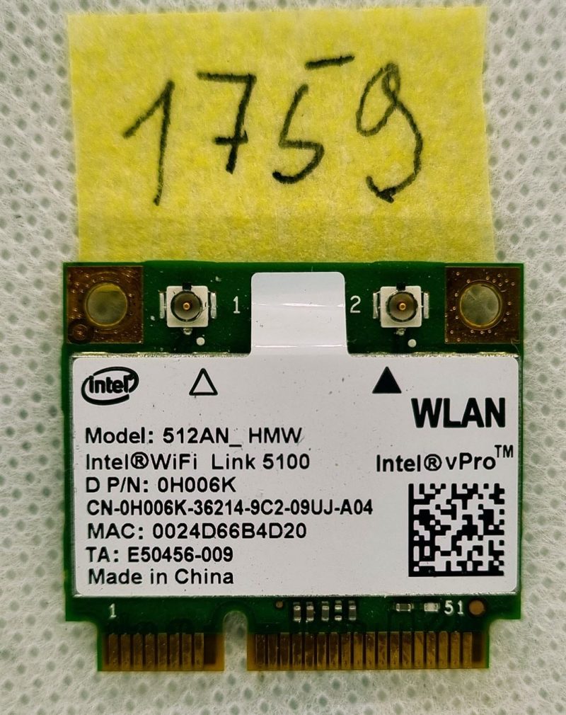 WiFi bežična kartica Dell Latitude E5400 (CN-0H006K-70223) (313)