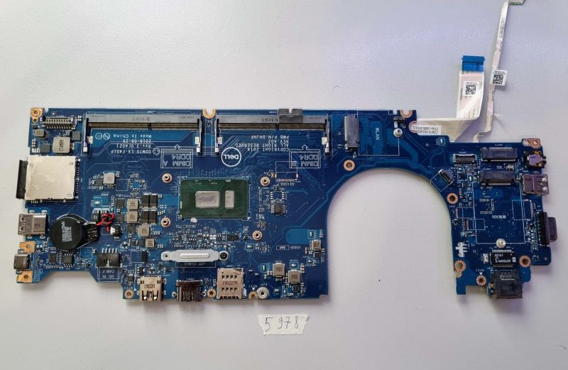 Dell Latitude 5490 matična ploča i7-8650U CPU 1.90GHz | DDM70 LA-F401P 0NJFT2 - Testirano