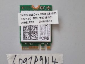 HP 756748-001 Intel Wireless-N 7265NGW M.2 NGFF WiFi Bluetooth dio prijenosnog računala