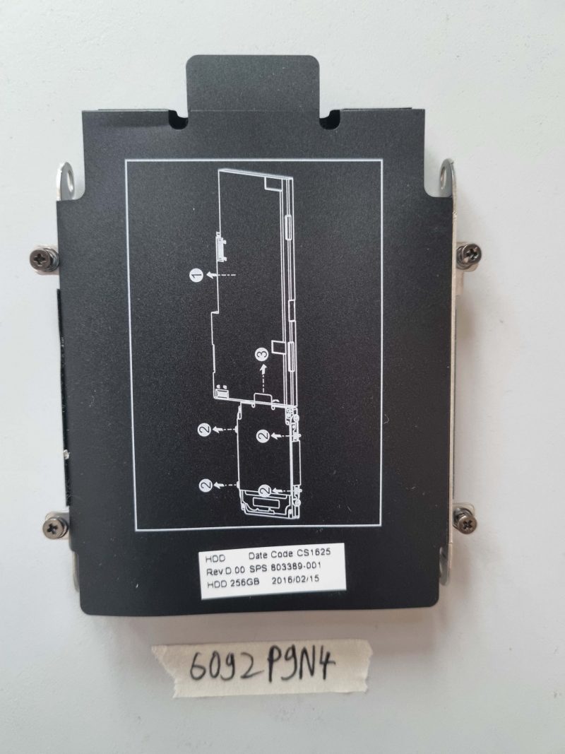 HP EliteBook 14" HP 840 G1/G2 850 G1/G2 OEM HDD Hard Drive Caddy s vijcima 803389-001 – Dijelovi prijenosnog računala