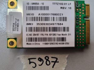 IBM Lenovo ThinkPad Gobi2000 3G WWAN bežična kartica 60Y3183 60Y3263 X201 T410 W510 dijelovi prijenosnog računala