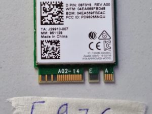 Korišteni dijelovi za prijenosno računalo Intel Wireless-AC 8265NGW Dual Band WiFi kartica Dell Latitude 5490 WLAN