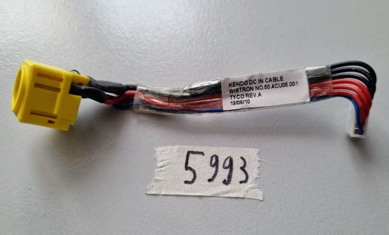 Dijelovi prijenosnog računala | DC Power Jack konektorski kabel za Lenovo ThinkPad T510 T520 T530 W510 W520 W530