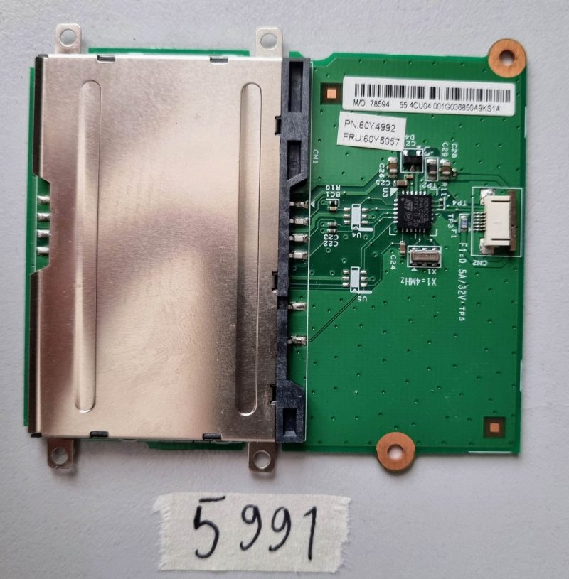 Ploča čitača pametnih kartica Lenovo ThinkPad T510 60Y4992 60Y5057 | Dijelovi prijenosnog računala (rabljeni)