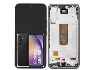 Samsung Galaxy A54 5G A546 LCD ekran osjetljiv na dodir Digitizer + okvir crni OLED