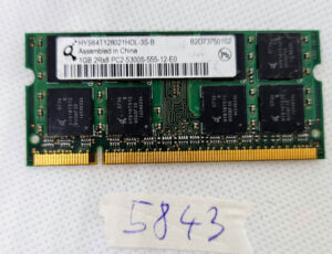 1 GB 2Rx8 PC2-5300S 667MHz DDR2 SODIMM laptop RAM – tesztelt, gyors szállítás