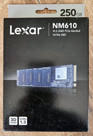 ÚJ NVME SSD Lexar NM610 250GB M.2 PCIE