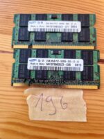 Samsung 2GB DDR2 SO-DIMM PC2-6400S / PC2-5300S Laptop RAM Memória M470T5663QZ3