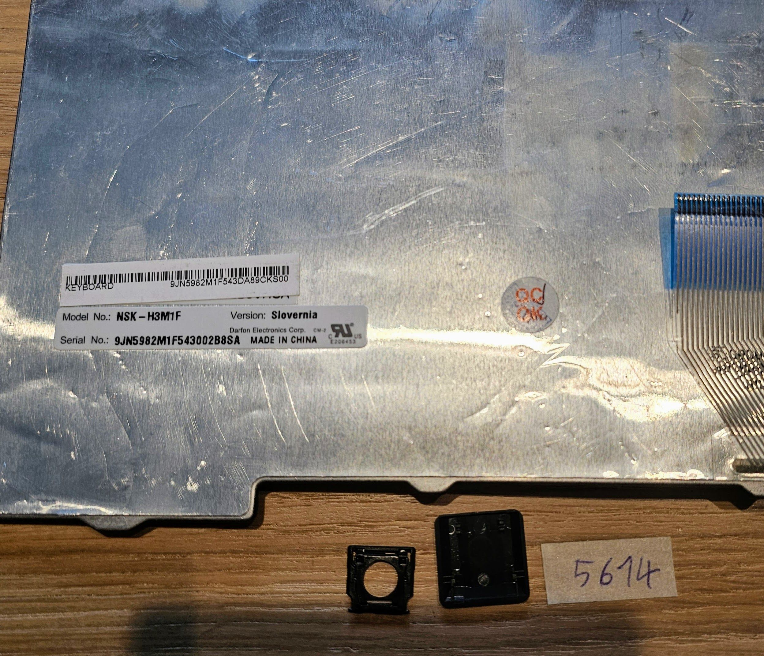 Acer Aspire 1670/3100/3600 sorozatú billentyűzet billentyűcsere (NSK-H3M1F) - Image 2