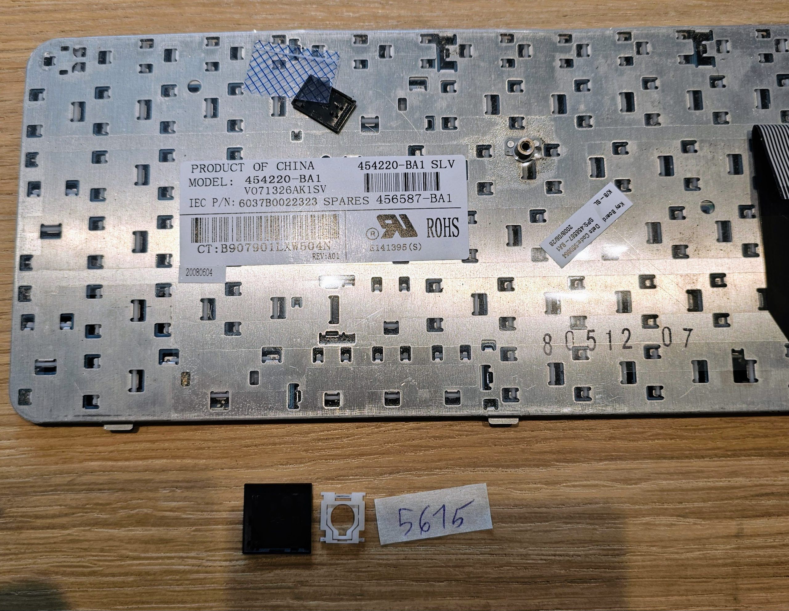 HP Compaq 6820/6820s billentyűzet billentyűcsere (454220-001) - Image 2