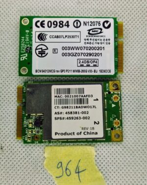 459263-002 Broadcom 4312Mcg Mini Pci 802.11B/G Wifi adapter
