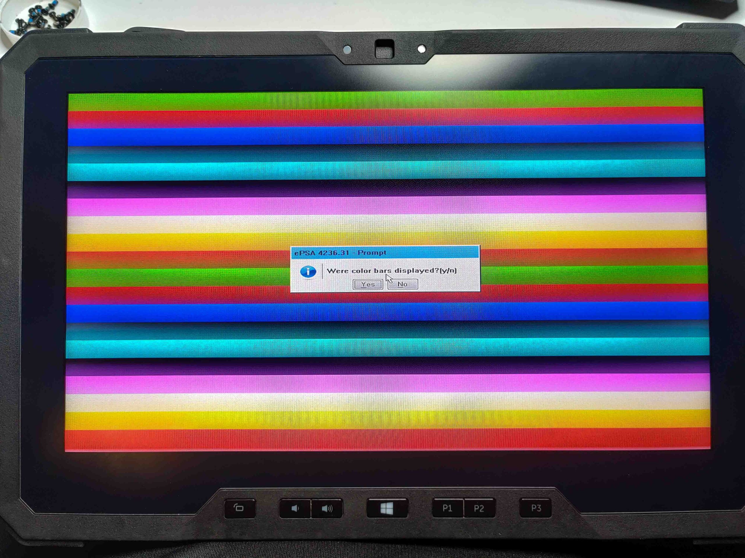 Használt Dell Latitude 7202 Rugged Tablet LCD panel IVA01 13NJ-1LA0201 Működik - Image 3