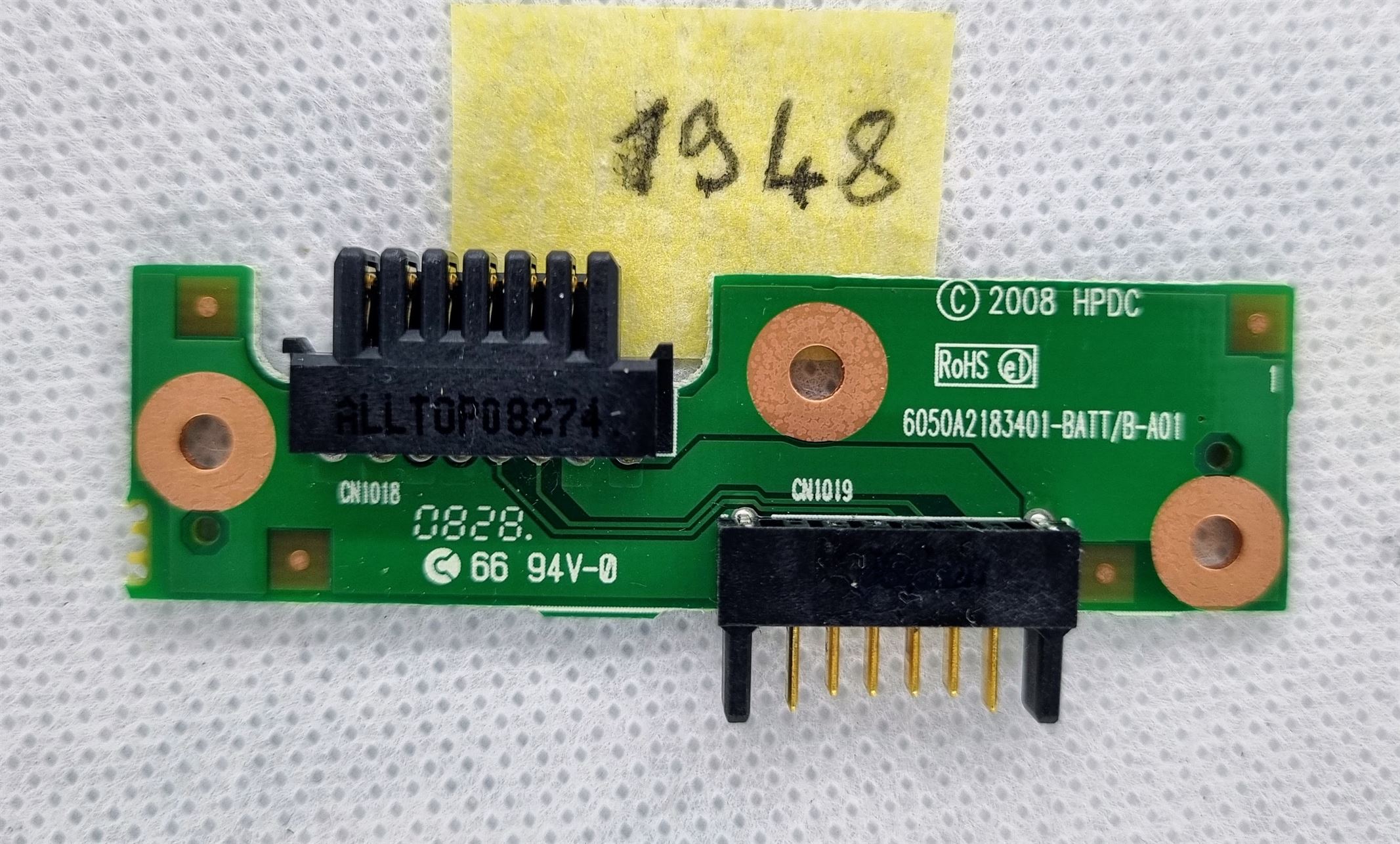 6050A2183401 akkumulátor csatlakozókártya a HP Compaq 6830 készülékhez – Eredeti cserealkatrész