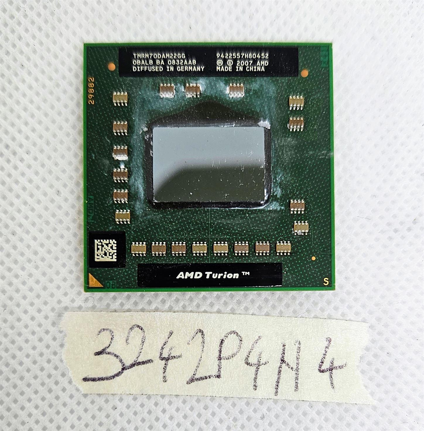 AMD Turion 64 x2 mobil 2,0 GHz-es RM-70 kétmagos CPU TMRM70DAM22GG foglalat S1 - Laptop alkatrészek