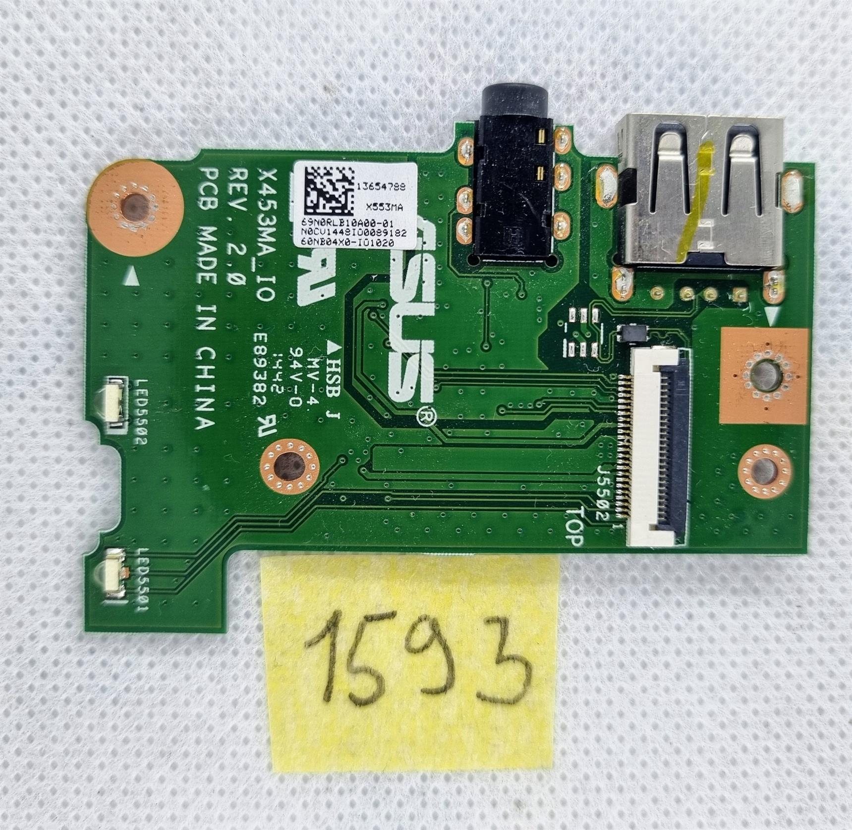 ASUS X453 X553 F553 P553 R413 KÁRTYA USB- ÉS AUDIO ALJZATTAL