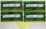 BULK 4 X Samsung M471B5173QH0-YK0 4GB 1RX8 PC3L-12800S 1600MHZ laptop memória