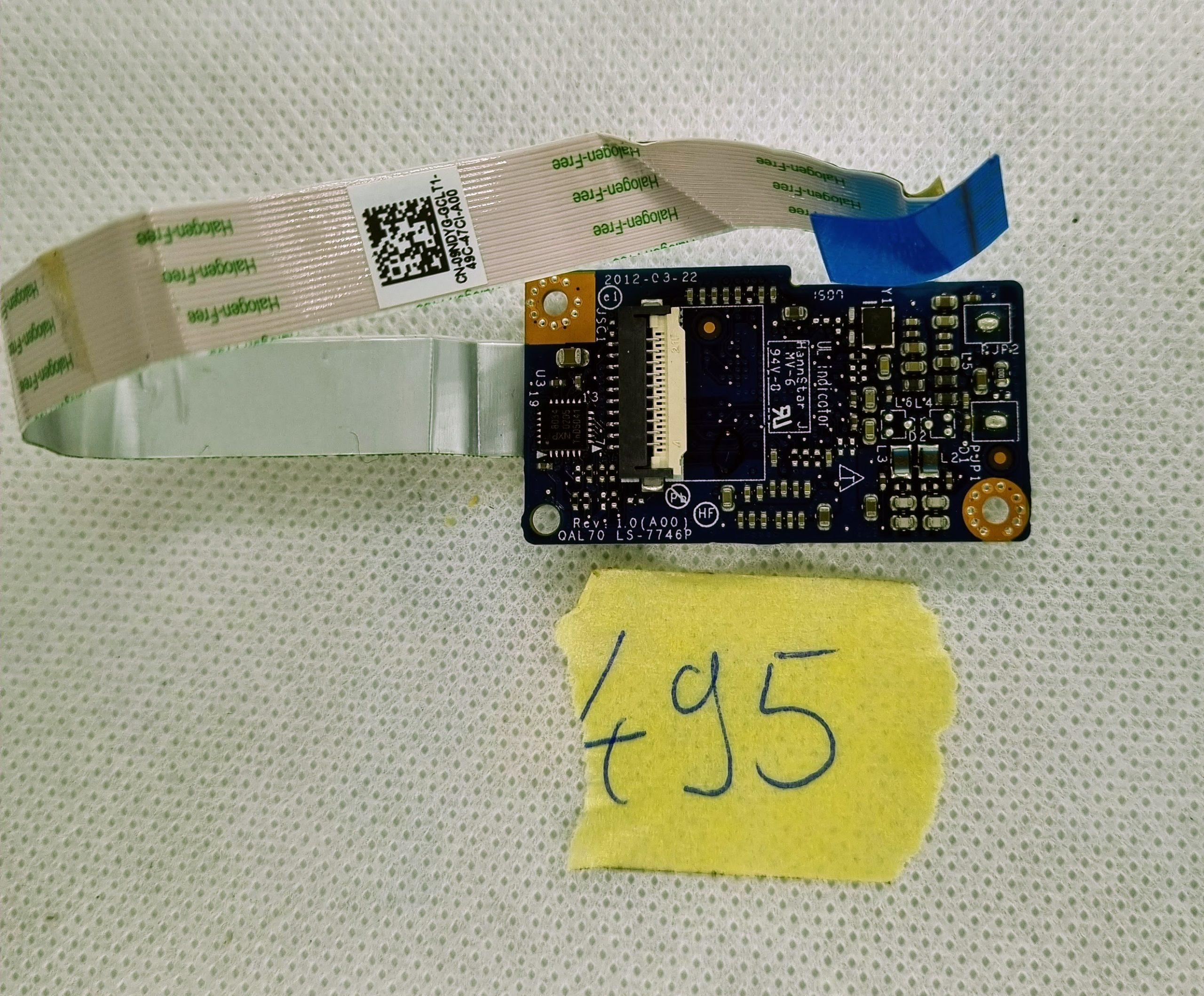 Vezérlőkártya LS-7746P Rev:1.0(A00) CN-03MW70 DELL Precision M4800-hoz