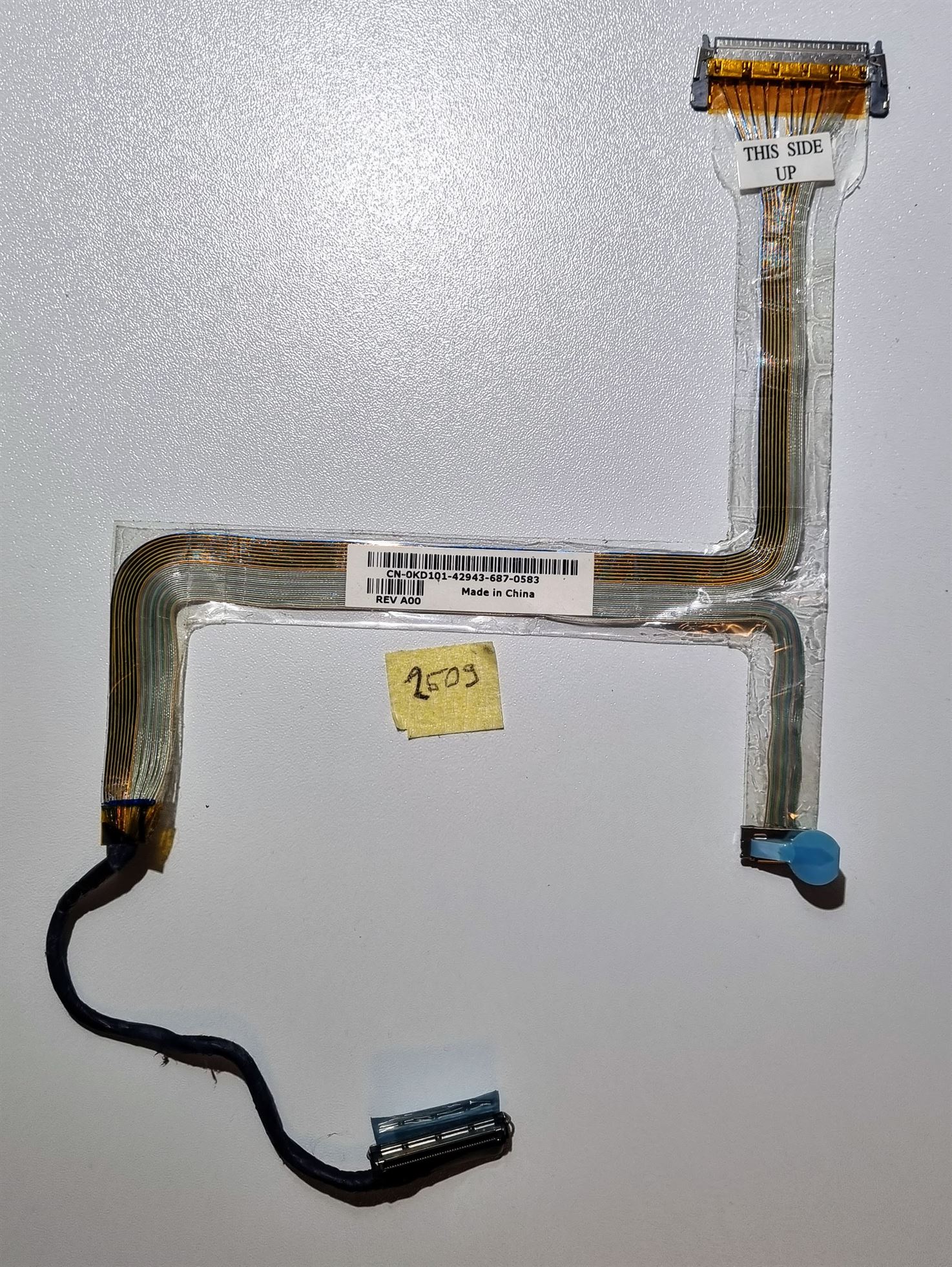 Dell Latitude D620 D630 kijelző TFT LCD kábel DC02000870L CN-0KD101 KD101