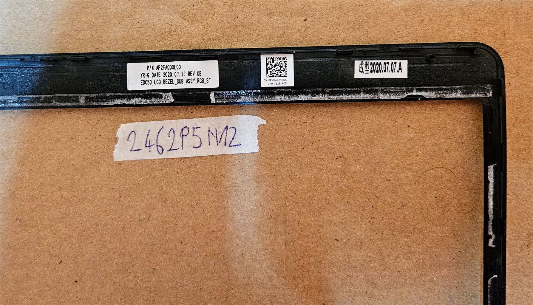 Dell Latitude E5500 E3540 E3541 LCD előlap 0PYH4J PYH4J Eredeti laptop alkatrészek - Image 2