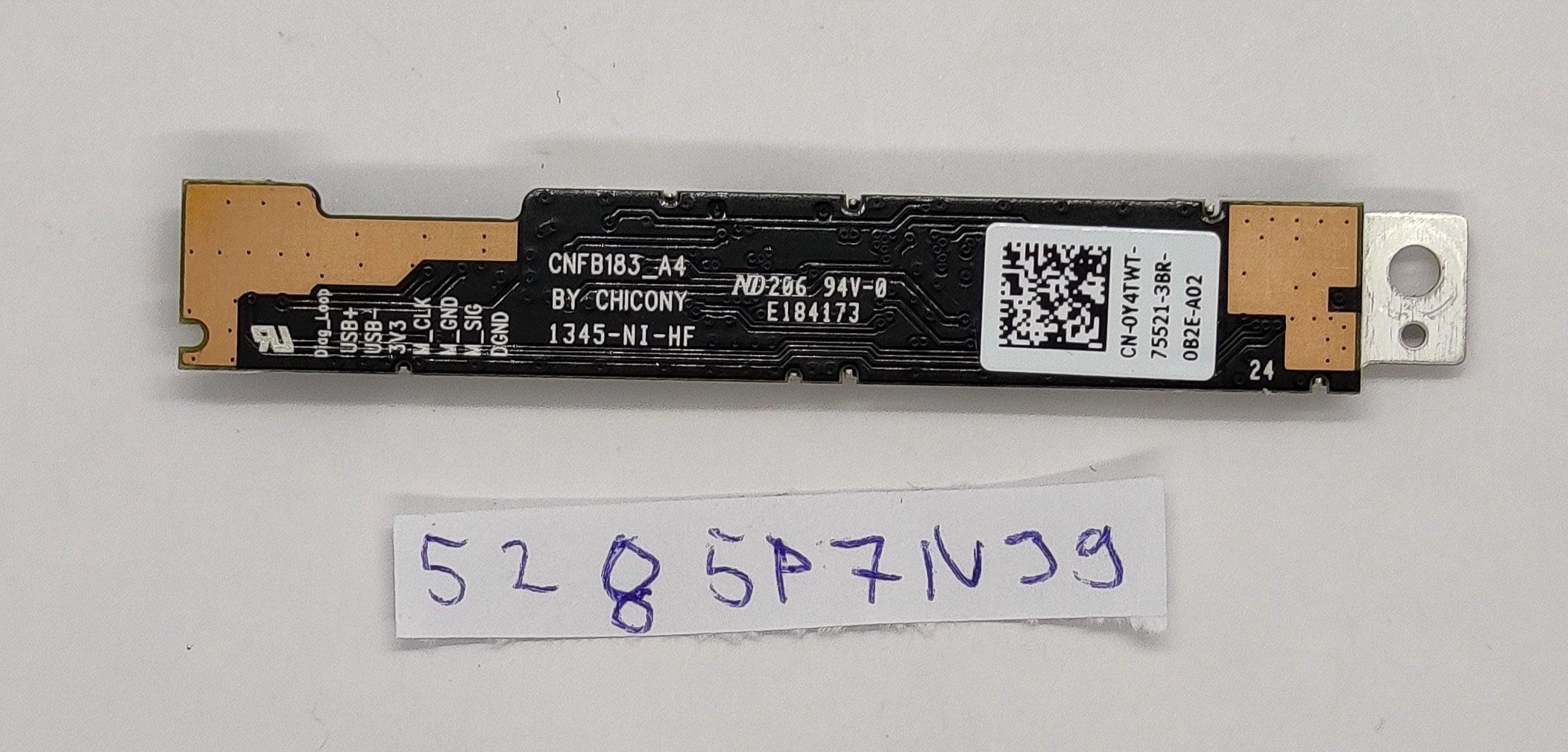 Dell Latitude E5530 webkamera 0Y4TWT – Eredeti laptop alkatrész - Image 2