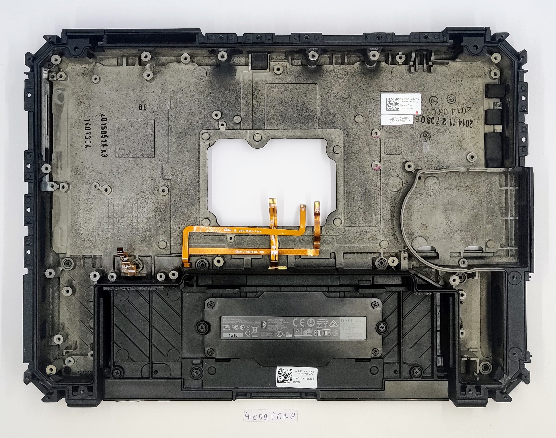 Dell OEM Latitude 12 robusztus érintőpad csuklótámasz 40M4V 040M4V - Image 2
