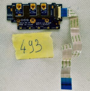 Dell OEM Precision M6800 hangerőszabályzó gombkártya + IVA01 LS-9782P kábel