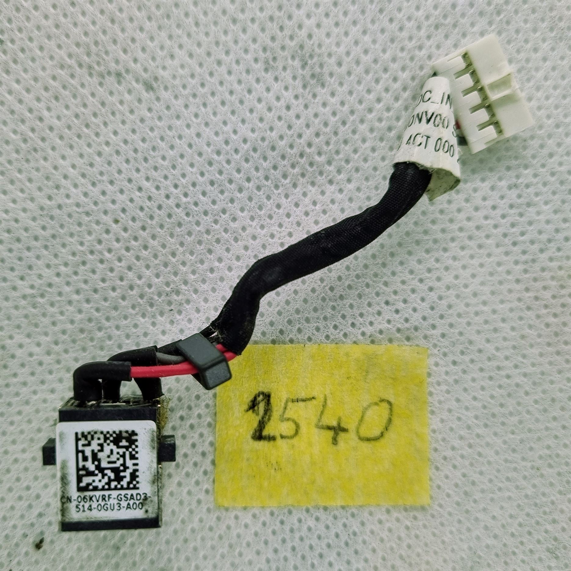 DELL Latitude E7450 06KVRF DC tápcsatlakozó kábel dugós töltőport DC30100NV00 eredeti