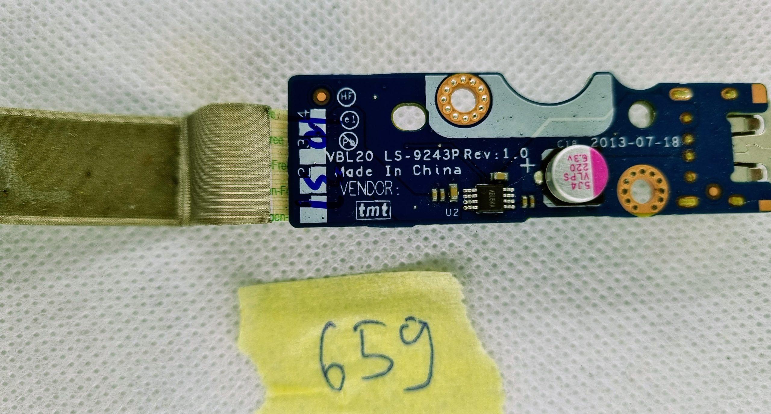 HP ZBOOK 15 USB kis kártyához beépített USB interfész kártya LS-9243P