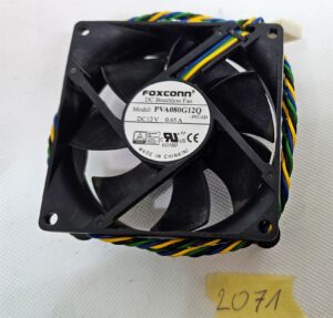 FOXCONN PVA080G12Q ventilátor 80mm 12V 0,65A 4 tűs hűtőventilátor Lenovo Think Center M700-hoz