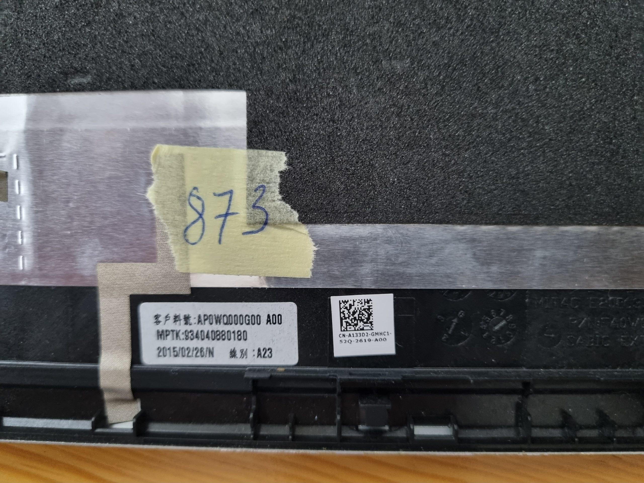 Dell Latitde E5440 E5540 A133D2 A Shell A tok hátlapjához CN-A133D2 - Image 2